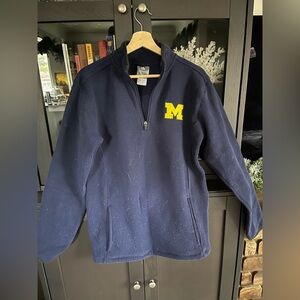 Michigan Fleece 1/4 Zip Sweater